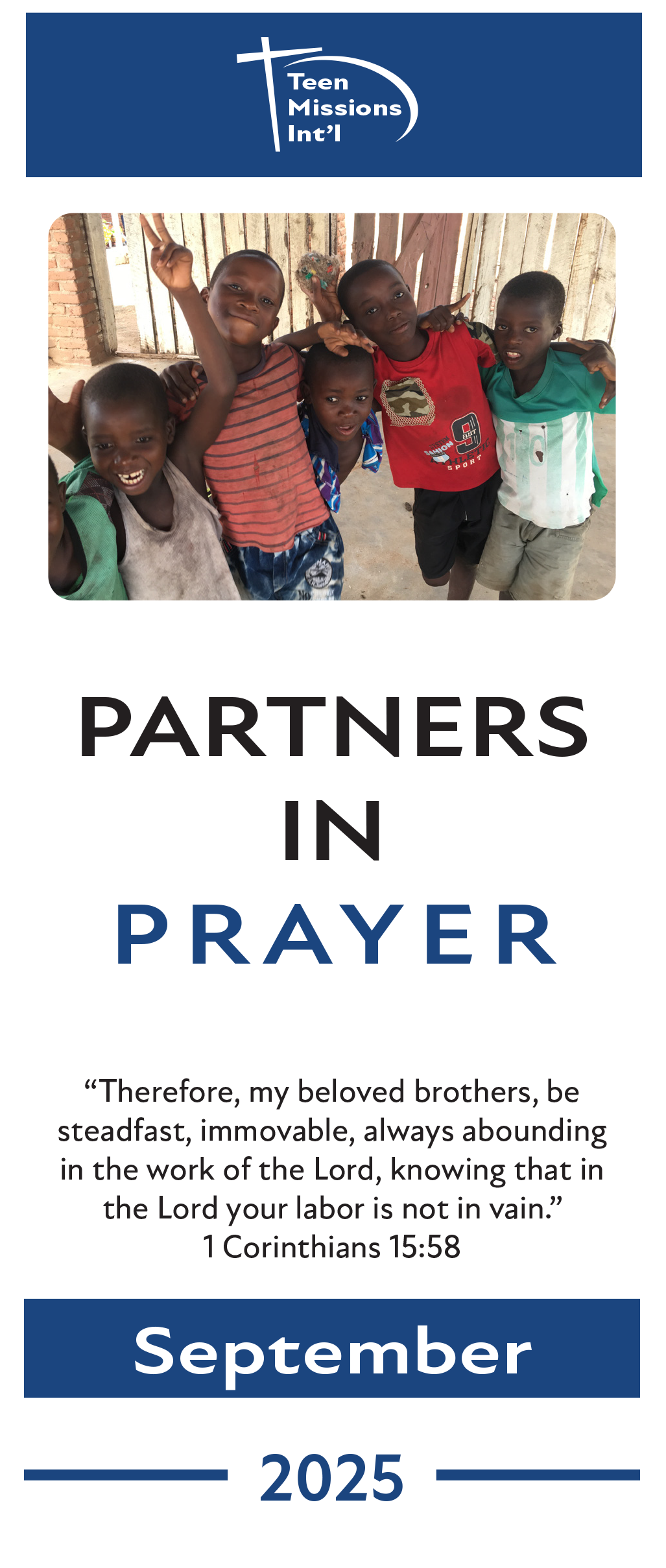 March 2025 Partners In Prayer