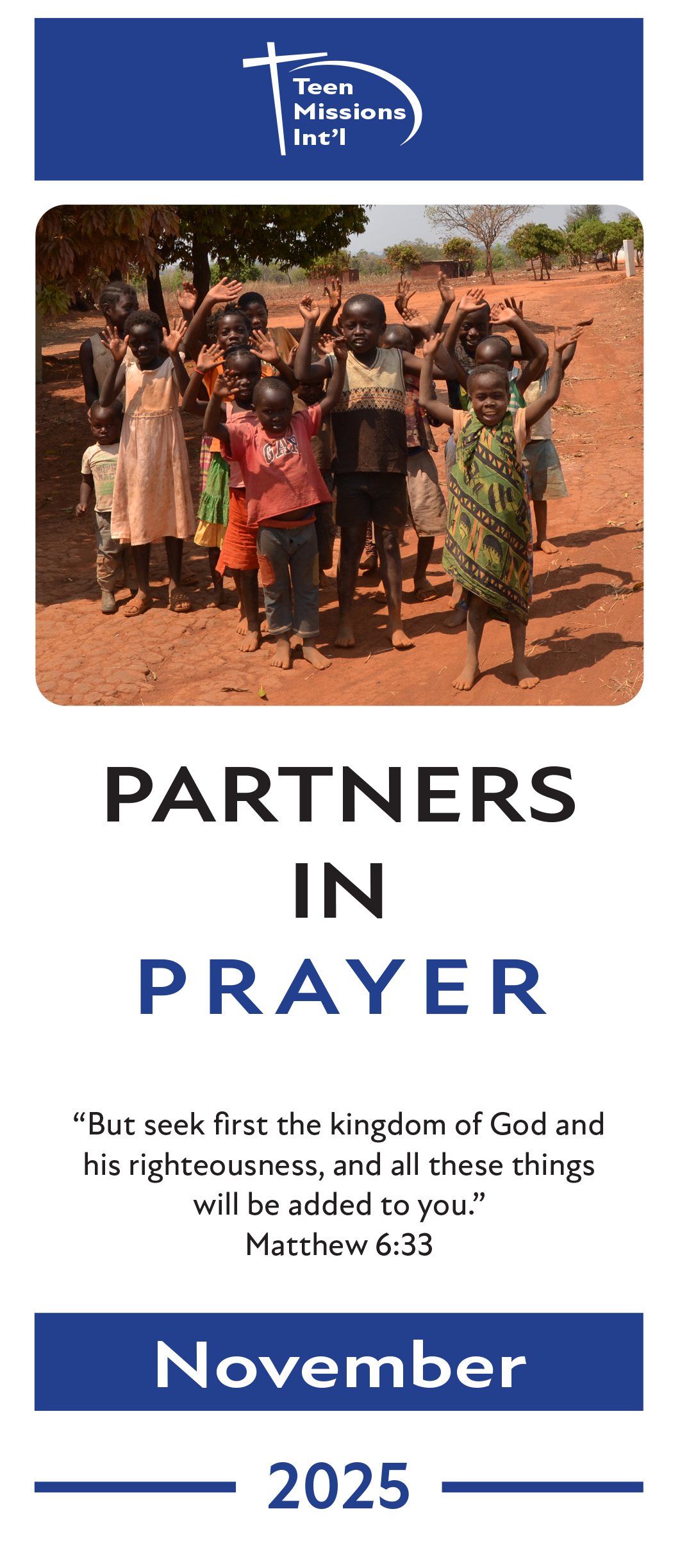 November 2024 Partners in Prayer